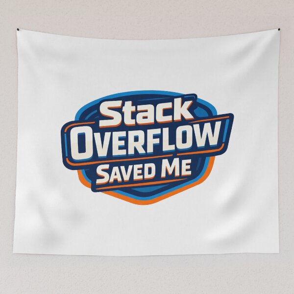Item preview, Stack Overflow Saved Me – Funny Programmer Developer Coding Design designed and sold by inaveed.