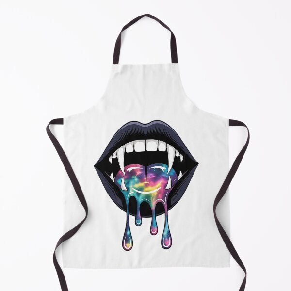 Item preview, Vampire Fangs Dripping Galaxy Gothic Halloween designed and sold by Lucaseinar.