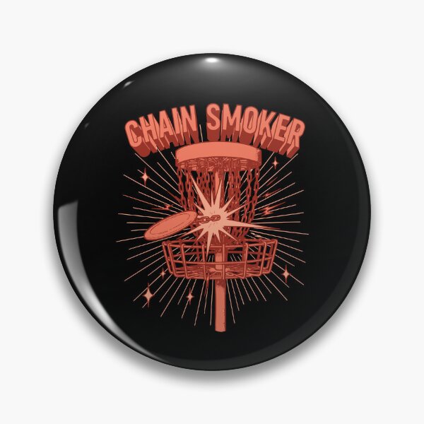 Item preview, Chain Smoker Disc Golf Basket Fun Graphic designed and sold by LuminOrb.