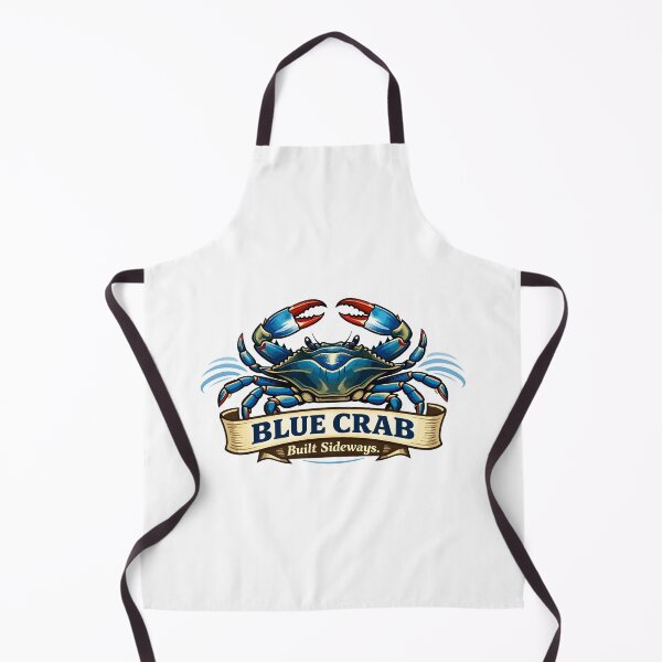 Item preview, Blue Crab Built Sideways Coastal Illustration designed and sold by WildlifeInc.