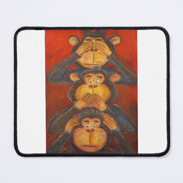 Item preview, Three wise monkeys designed and sold by michalzmuda.