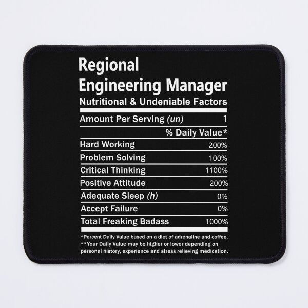 Item preview, Regional Engineering Manager designed and sold by ginawilliams39.