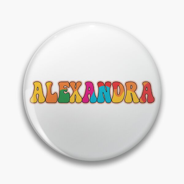 Item preview, ❤️ Alexandra Personalized Name Wavy Retro Shirt, Coffee Mug, Sticker Gift designed and sold by HelixPedia.