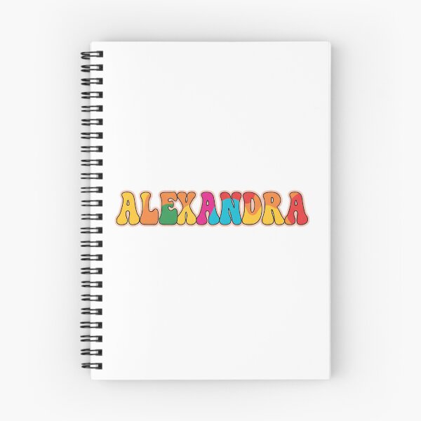 Item preview, ❤️ Alexandra Personalized Name Wavy Retro Shirt, Coffee Mug, Sticker Gift designed and sold by HelixPedia.