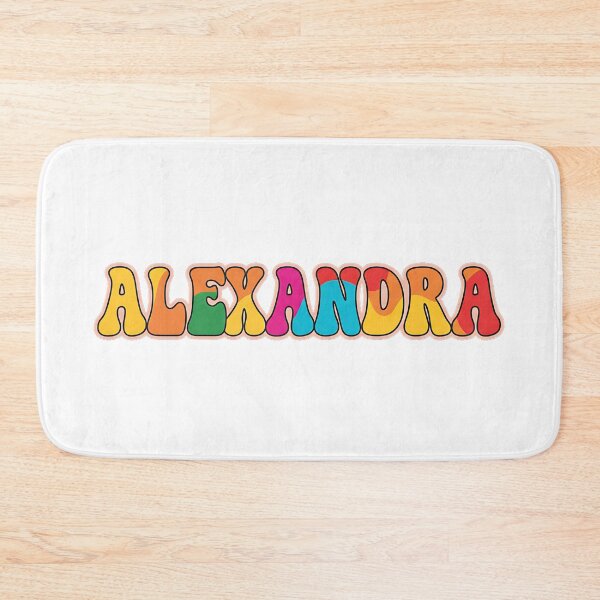 Item preview, ❤️ Alexandra Personalized Name Wavy Retro Shirt, Coffee Mug, Sticker Gift designed and sold by HelixPedia.