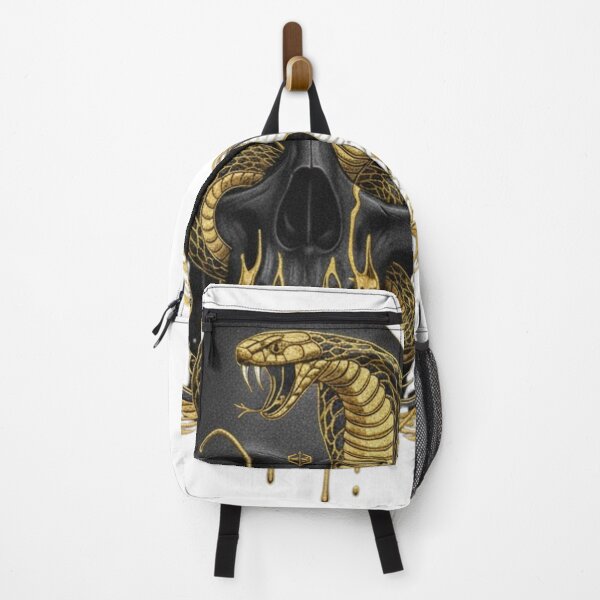 Item preview, Aurum Noir: Gilded Skull & Cobra – Venom in the Veins, Gold in the Soul designed and sold by KawisStarr.