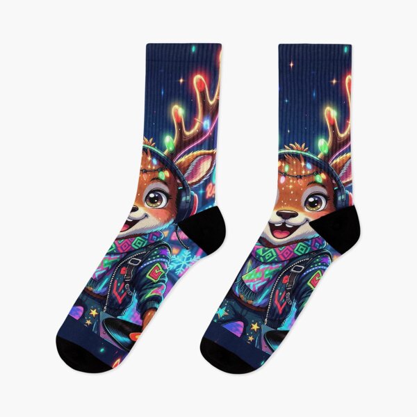 Item preview, Reindeer DJ Party designed and sold by VikrantCreative.