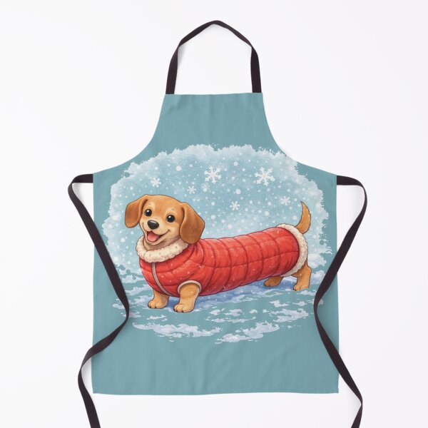 Item preview, Dachshund Long Winter Coat – Cozy Sausage Dog Dogmom Shirt designed and sold by dogmomtees.