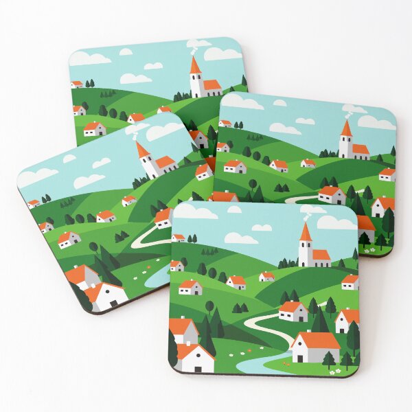 Item preview, Rural landscape designed and sold by Design4uStudio.