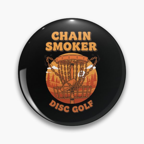 Item preview, Chain Smoker Disc Golf Basket Scene designed and sold by LuminOrb.