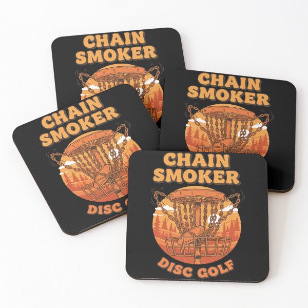 Item preview, Chain Smoker Disc Golf Basket Scene designed and sold by LuminOrb.