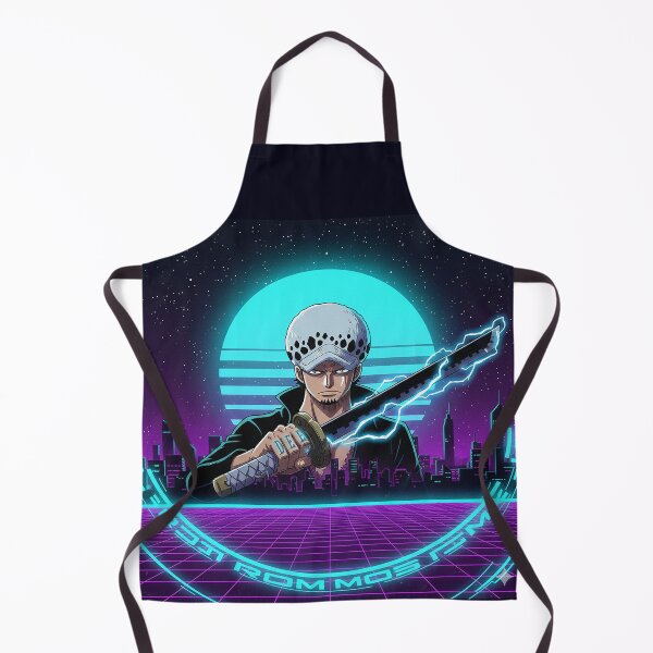 Item preview, One Piece -  Trafalgar Law - Futuristic Retro 80s Style 02 designed and sold by AnimeShin.
