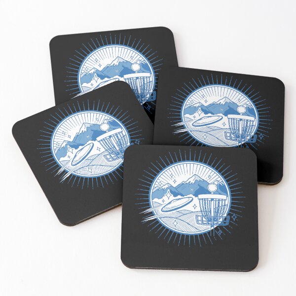 Item preview, Disc Golf Flying Disc Golfer Mountain Scene designed and sold by LuminOrb.