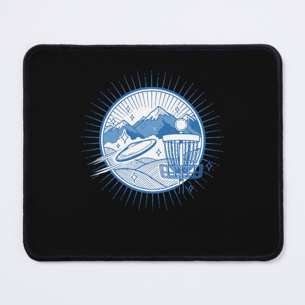 Item preview, Disc Golf Flying Disc Golfer Mountain Scene designed and sold by LuminOrb.