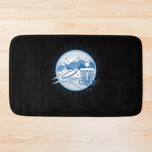 Item preview, Disc Golf Flying Disc Golfer Mountain Scene designed and sold by LuminOrb.