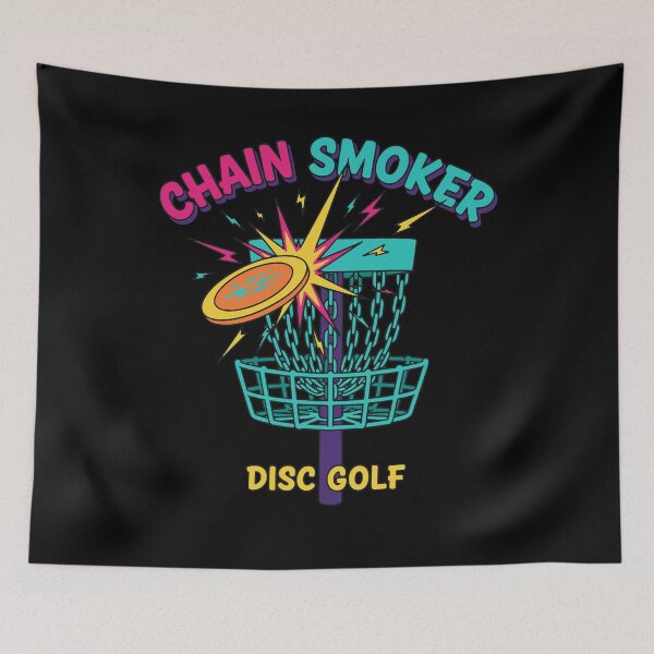 Item preview, Chain Smoker Disc Golf Fun Frisbee Scene designed and sold by LuminOrb.