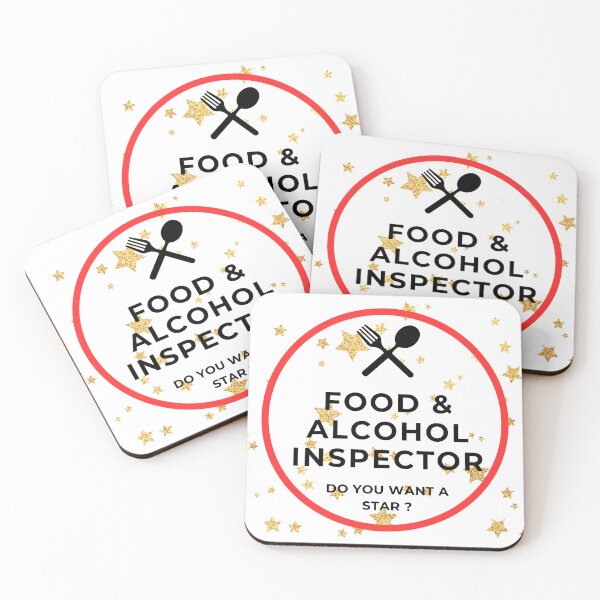 Item preview, FOOD & ALCOHOL INSPECTOR designed and sold by JI-PIXEL-PLACE.