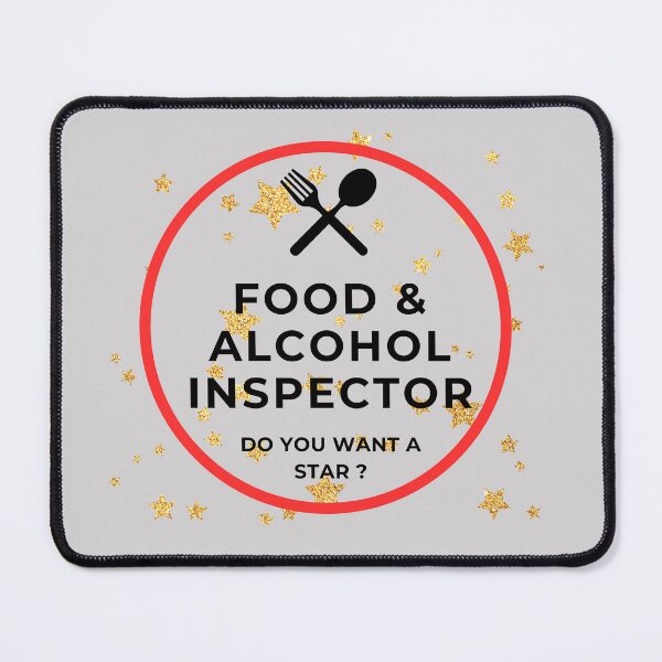 Item preview, FOOD & ALCOHOL INSPECTOR designed and sold by JI-PIXEL-PLACE.