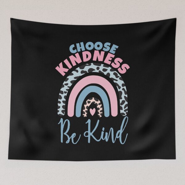 Item preview, Choose Kindness Be Kind rainbow designed and sold by Think4Prints.
