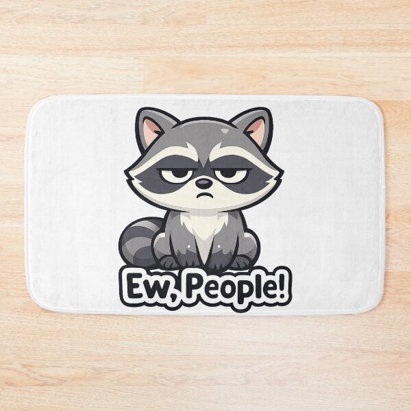 Item preview, Ew, People! – Cute Grumpy Raccoon Introvert Humor Design designed and sold by inaveed.