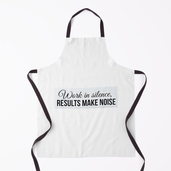 Item preview, ​"Work in Silence, Results Make Noise" Minimalist Typography Sticker designed and sold by Sahil-Art.