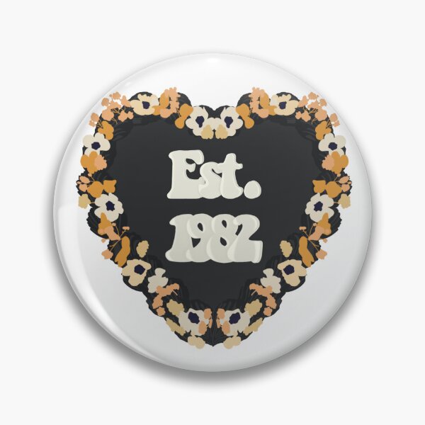 Item preview, Est. 1982 Love Heart Birthday Cake designed and sold by FreeOrca.