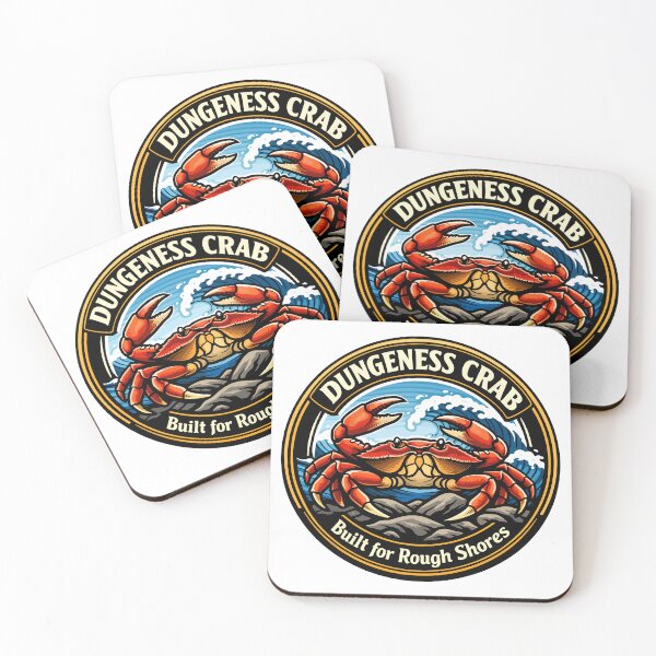 Item preview, Dungeness Crab Built for Rough Shores Illustration designed and sold by WildlifeInc.