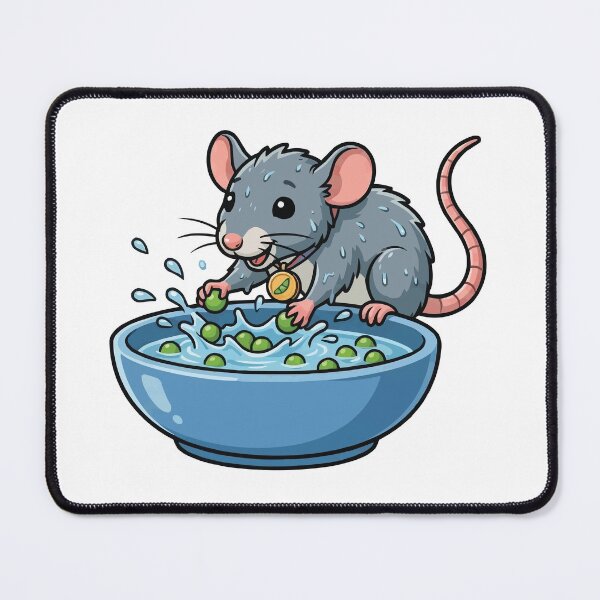 Item preview, Pea Fishing Champion - Funny Summer Pet Rat Activity designed and sold by Petzzz.
