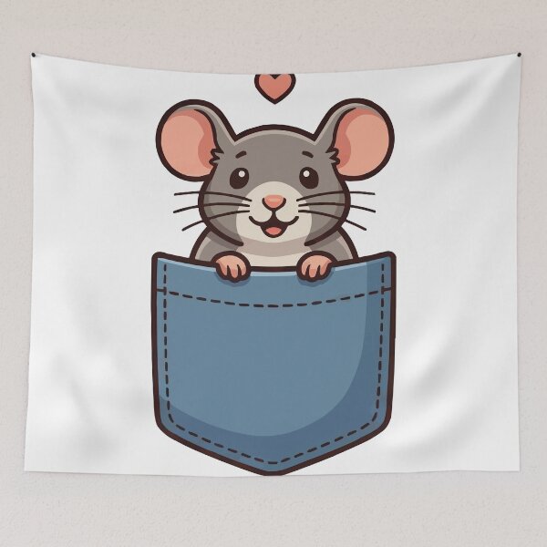 Item preview, Pocket Puppy Rat - Cute Social Pet Rat in Pocket designed and sold by Petzzz.