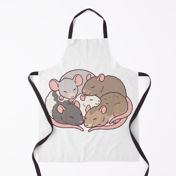 Item preview, Rat Cuddle Puddle - Sleeping Pile of Fancy Rats Aesthetic designed and sold by Petzzz.