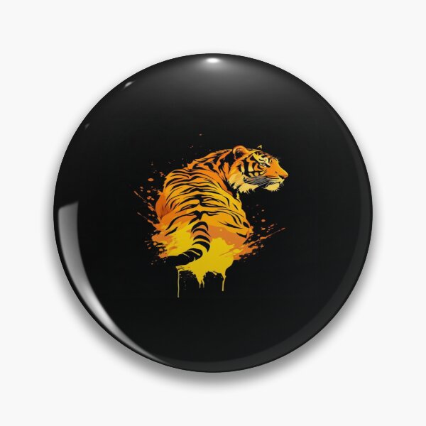 Item preview, Graffiti Tiger Art – Bold Urban Jungle Animal Design for Posters, Apparel & Streetwear Lovers designed and sold by Bright Nest Studio.