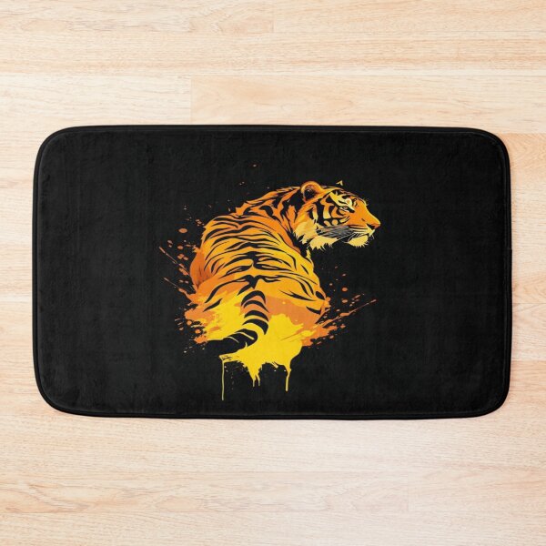 Item preview, Graffiti Tiger Art – Bold Urban Jungle Animal Design for Posters, Apparel & Streetwear Lovers designed and sold by Bright Nest Studio.