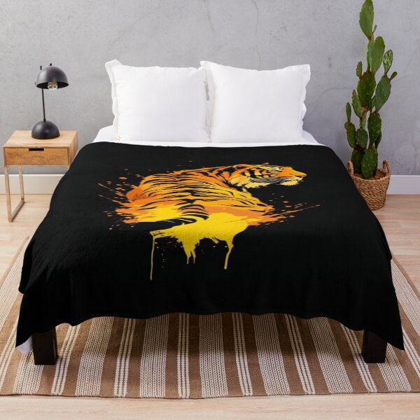 Item preview, Graffiti Tiger Art – Bold Urban Jungle Animal Design for Posters, Apparel & Streetwear Lovers designed and sold by Bright Nest Studio.