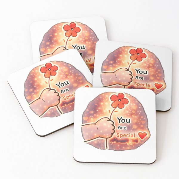 Item preview, You Are Special – Minimal Flower Hand Love Sticker | Deep Meaning Inspirational Art designed and sold by Gurjeetpixelart.