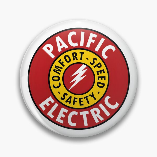 Item preview, Vintage Pacific Electric Railway "Red Car" Logo designed and sold by CharlieDesings.