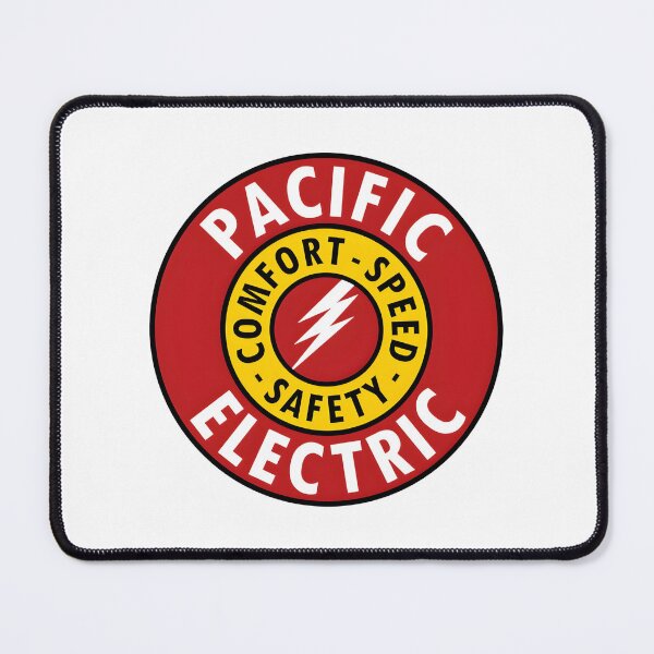 Item preview, Vintage Pacific Electric Railway "Red Car" Logo designed and sold by CharlieDesings.