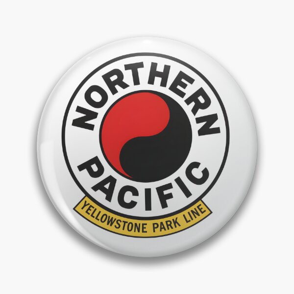Item preview, Vintage Northern Pacific Railway Yellowstone Park Line Logo designed and sold by CharlieDesings.