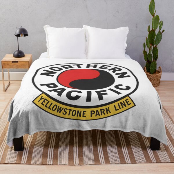 Item preview, Vintage Northern Pacific Railway Yellowstone Park Line Logo designed and sold by CharlieDesings.