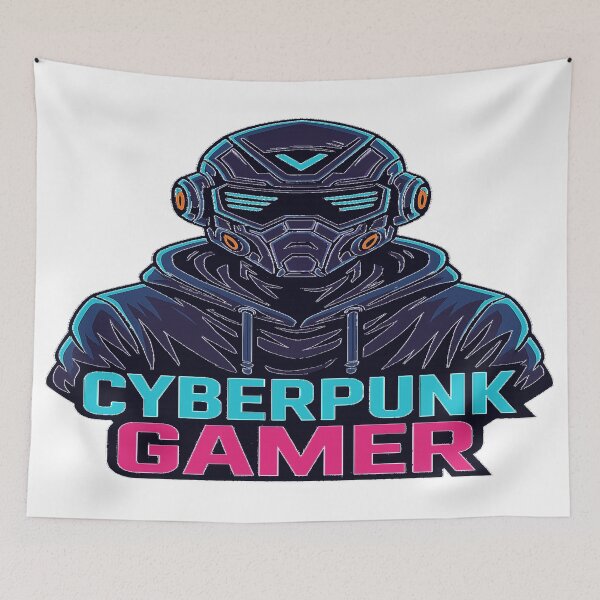 Item preview, Cyberpunk Gamer – Futuristic Gaming Neon Design designed and sold by GoldenPaw Society.