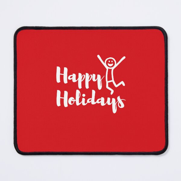 Item preview, Happy Holidays Minimal Stickman Design designed and sold by WarmlyGreetings.