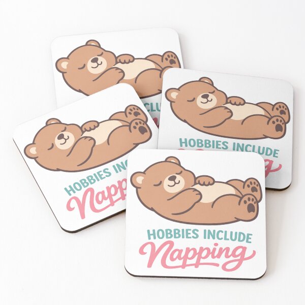 Item preview, Hobbies Include Napping - Sleeping Bear designed and sold by Jakarprint.