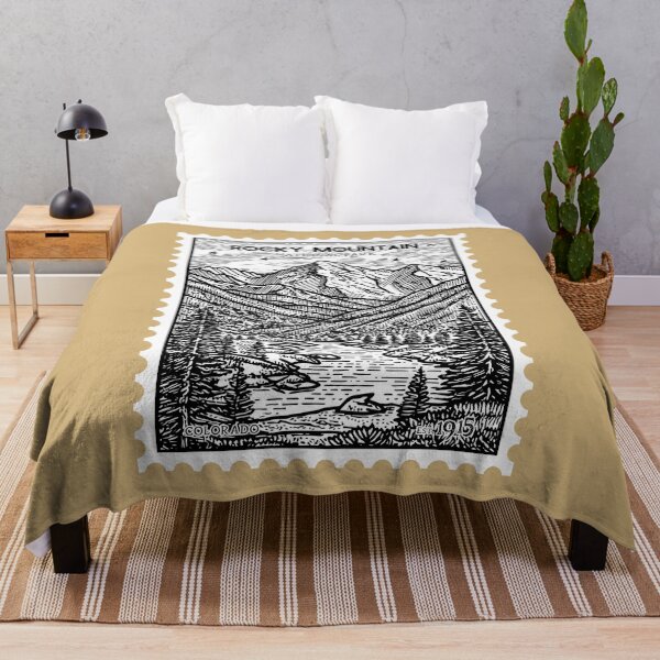 Item preview, Rocky Mountain National Park Stamp designed and sold by Wild-Co.