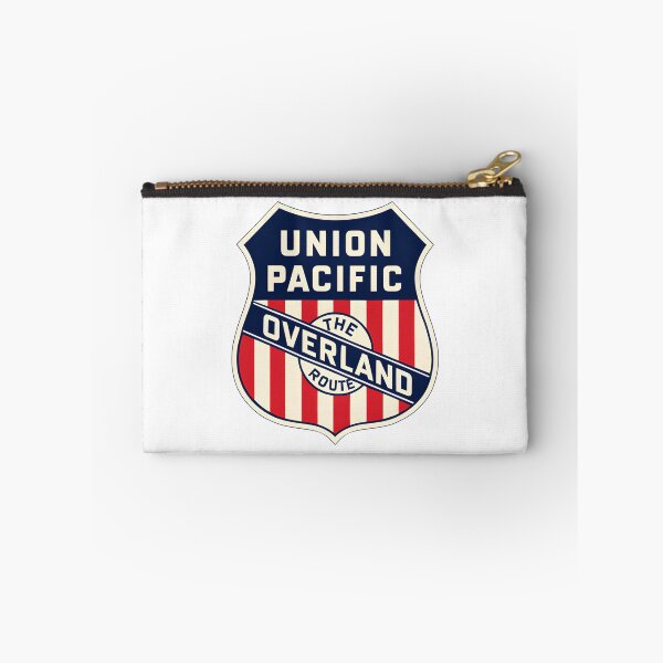 Item preview, Vintage Union Pacific Railroad "The Overland Route" Shield Logo designed and sold by CharlieDesings.