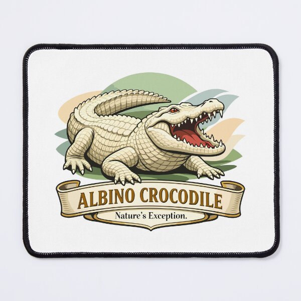 Item preview, Albino Crocodile Nature’s Rare Exception designed and sold by WildlifeInc.