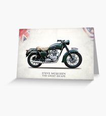 The Great Escape Motorcycle Greeting Card