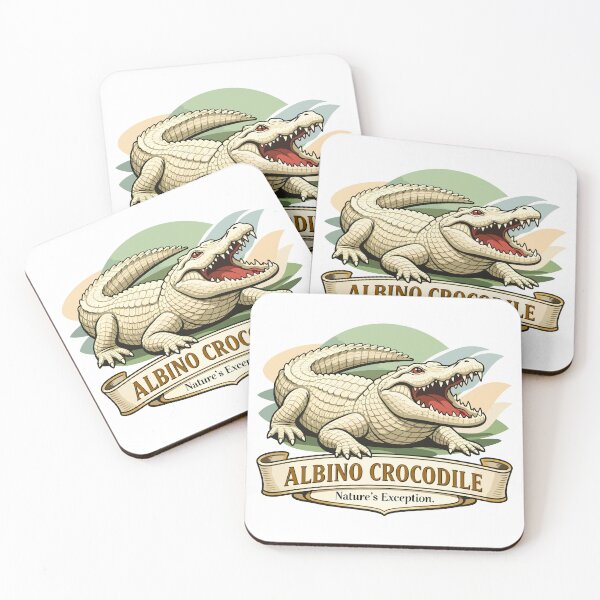 Item preview, Albino Crocodile Nature’s Rare Exception designed and sold by WildlifeInc.