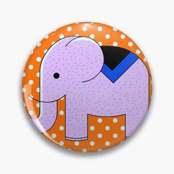Item preview, Thailand’s Iconic Elephant Reimagined in Modern Memphis Style designed and sold by NOMADIC ART.