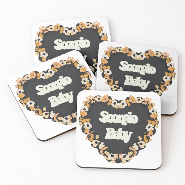 Item preview, Scorpio Baby Star Sign Love Heart Birthday Cake designed and sold by FreeOrca.