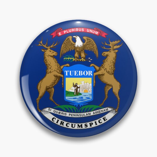 Item preview, Michigan flag designed and sold by rheyes.