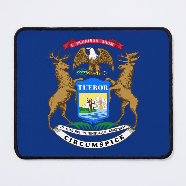 Item preview, Michigan flag designed and sold by rheyes.